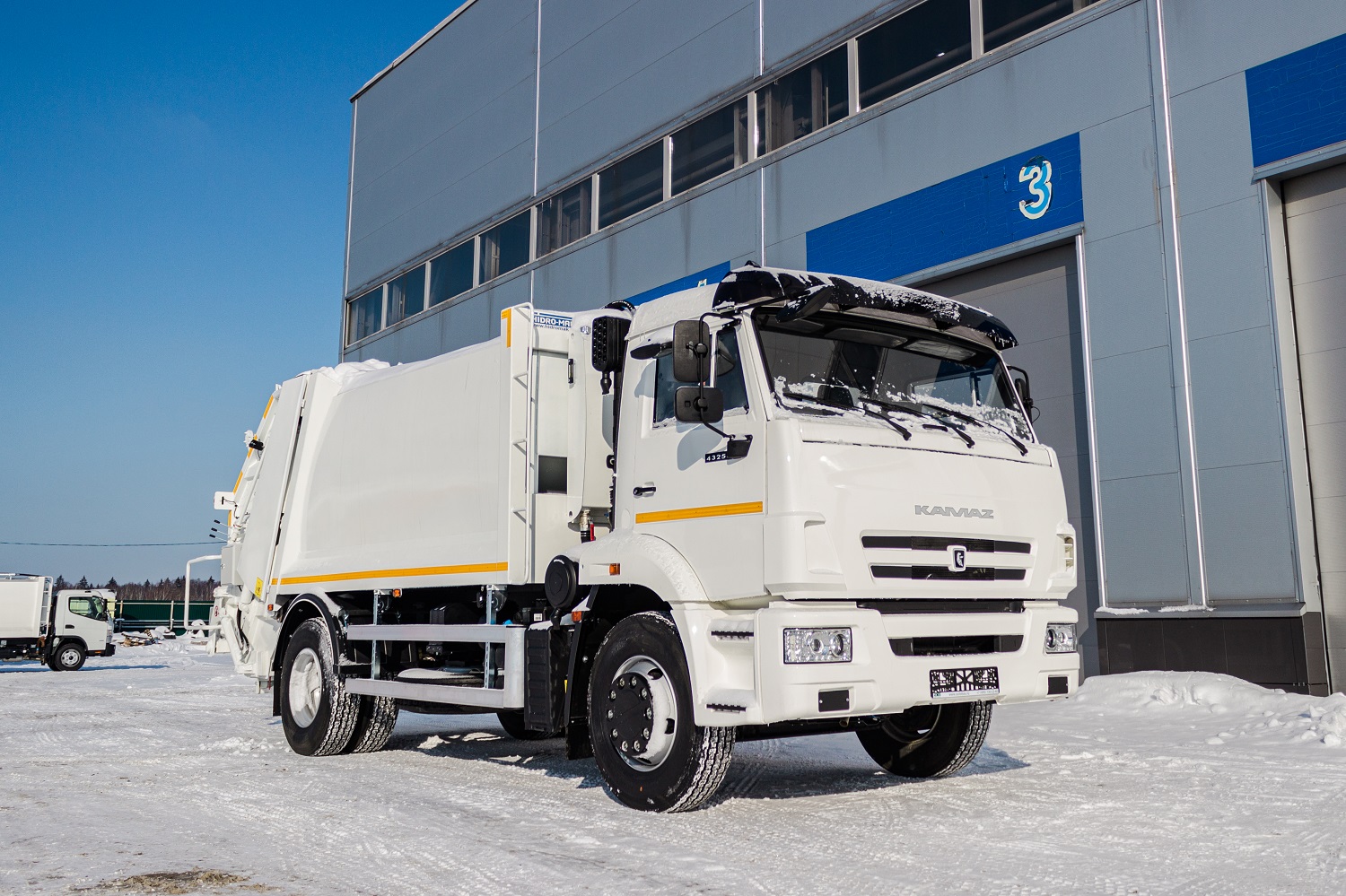 Мусоровоз HIDRO-MAK объем 12 куб.м. на шасси КАМАЗ 43253